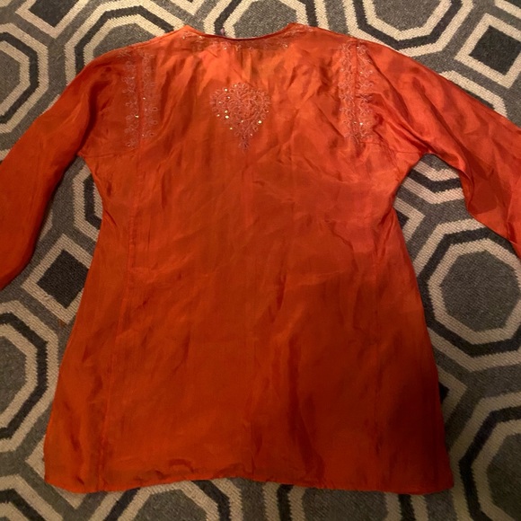 CALYPSO ST BARTHS 100% SILK TOP - Picture 3 of 9